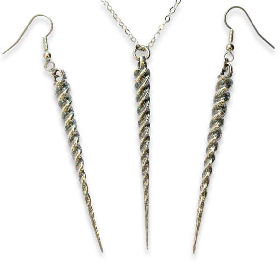 Unicorn Horn Pendant Necklace - Moon Raven Designs