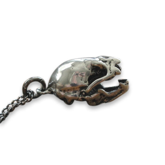 Vampire Bat Skull Necklace - Moon Raven Designs