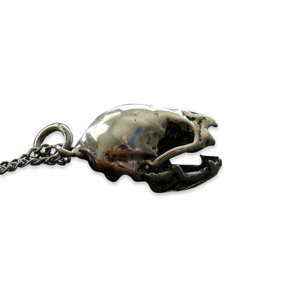 Vampire Bat Skull Necklace - Moon Raven Designs