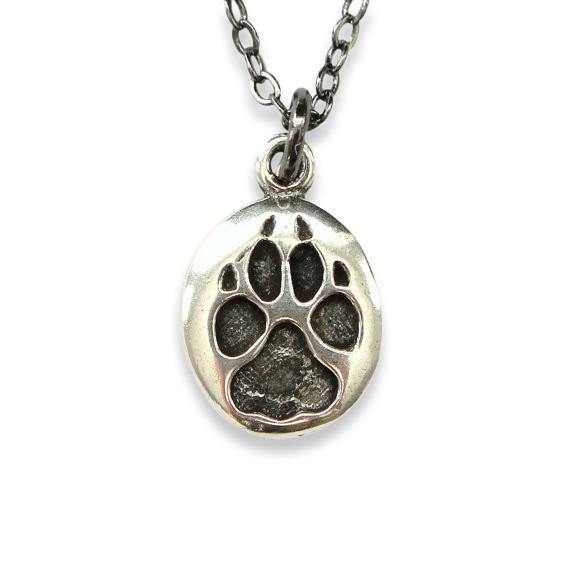 Wolf Track Necklace - Moon Raven Designs