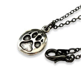 Wolf Track Necklace - Moon Raven Designs