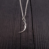 Rattlesnake Fang Charm Pendant Necklace - Moon Raven Designs 