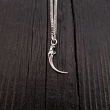 Rattlesnake Fang Charm Pendant Necklace - Moon Raven Designs 