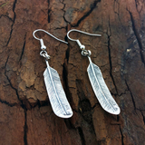 3D Feather Earrings - Moon Raven Designs