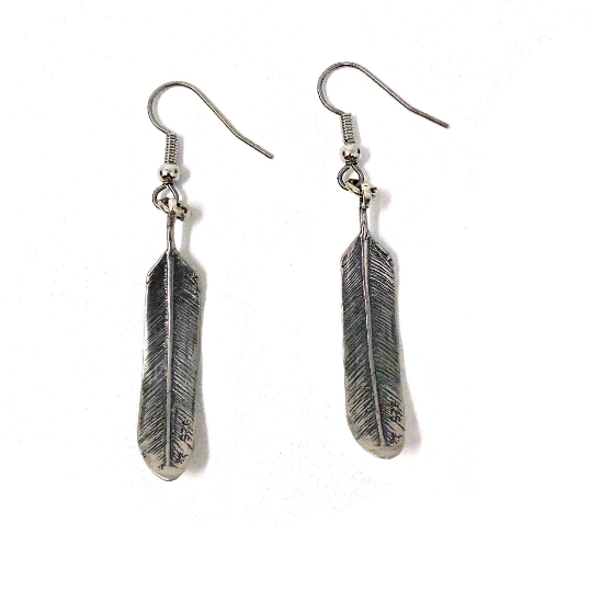 3D Feather Earrings - Moon Raven Designs
