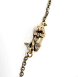 Floating Otter Charm Necklace - Moon Raven Designs