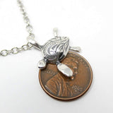 Engraved Sea Turtle Necklace in Sterling Silver - Moon Raven Designs