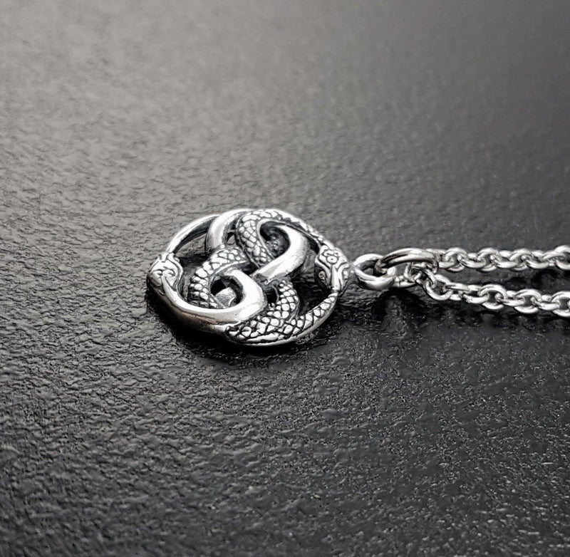 Auryn Ouroboros Necklace - Moon Raven Designs
