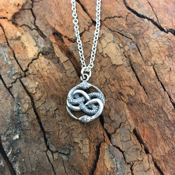 Auryn Ouroboros Necklace - Moon Raven Designs