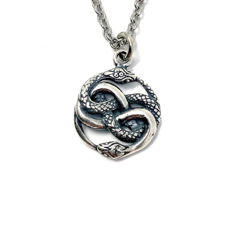 Auryn Ouroboros Necklace - Moon Raven Designs