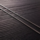 Sterling Silver Replacement Chain 2.3mm Diameter 925 Solid Sterling Necklace Chain Oxidized - Various Lengths Available