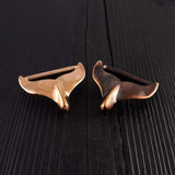 Whale Tail Belt Buckle Humpback Whale Fluke in Solid Bronze - Moon Raven Designs