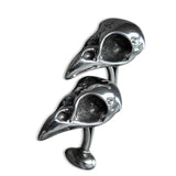Bird Skull Cuff Links - Moon Raven Designs