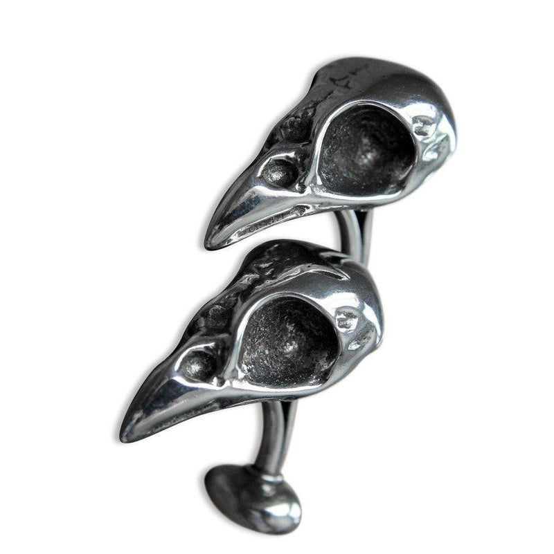 Bird Skull Cuff Links - Moon Raven Designs