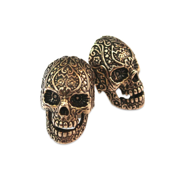 Sugar Skull Cufflinks - Moon Raven Designs