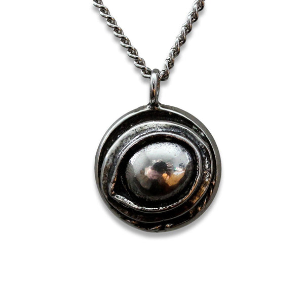 Eye of the Raven Protection Amulet Necklace - Moon Raven Designs