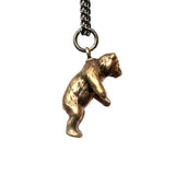 Tiny Cave Bear Necklace - Moon Raven Designs
