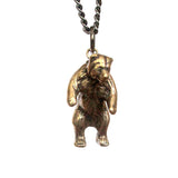 Tiny Cave Bear Necklace - Moon Raven Designs