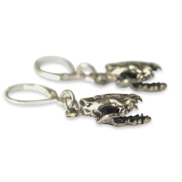 Bat Skull Earrings - Moon Raven Designs