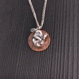 Sterling Silver Rabbit Necklace Easter Bunny Rabbit Pendant