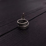 Silver Raven Skull Wrap Ring Sizes 4 to 13 Solid Hand Cast Silver Plated Bronze - Moon Raven Designs